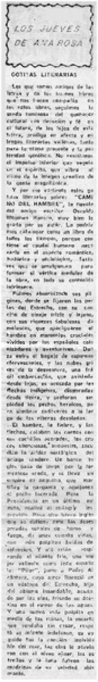 Gotitas literarias