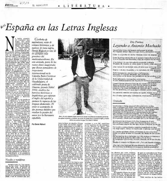 España en las Letras Inglesas.