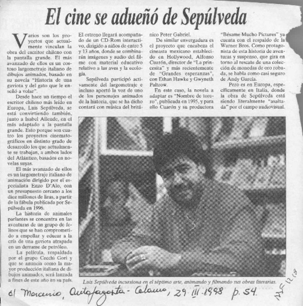 El Cine se adueñó de Sepúlveda  [artículo].