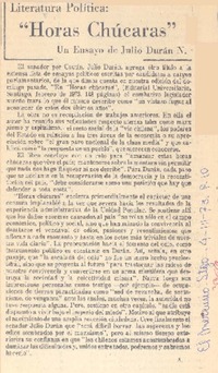 Hora chúcaras".