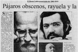 Pájaros obscenos, rayuela y la ciudad de los perros.