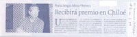 Recibirá premio en Chiloé