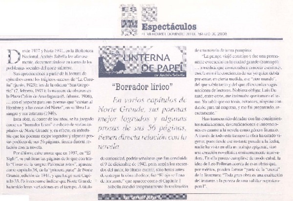 "Borrdor lírico"