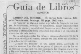 Camino del hombre.