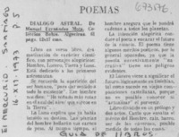 Diálogo astral.