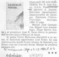 Diálogo de los porteros.