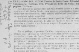 El llamado del mundo.