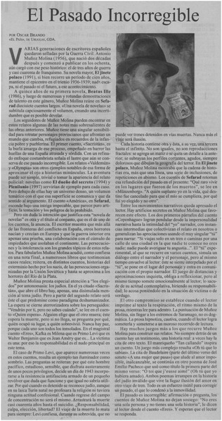 El Pasado incorregible