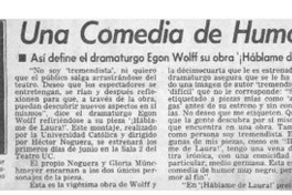 Una Comedia de humor muy negro  [artículo].