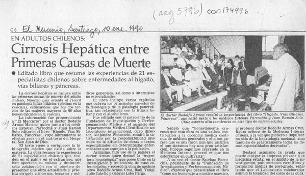 Cirrosis hepática entre primeras causas de muerte  [artículo].
