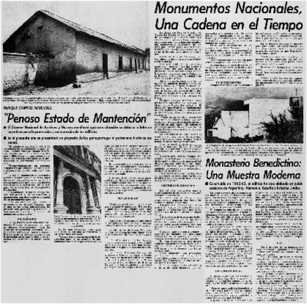Enrique Campos Menéndez, "Penoso estado de mantención"