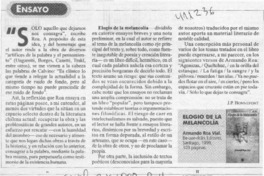 Ensayo  [artículo] J. P. Bonnefont