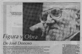 Figura y obra de José Donoso  [artículo] Valentina Cox Vial.