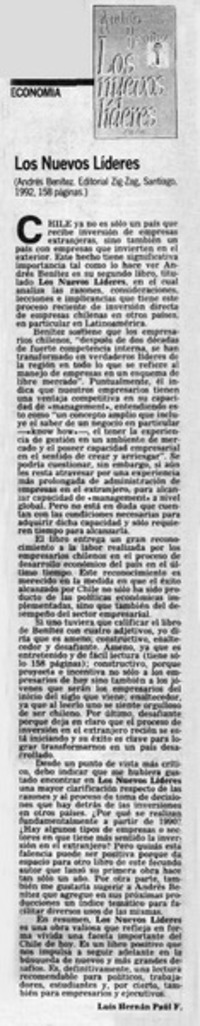 Los nuevos líderes