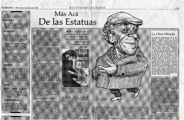 Más acá de las estatuas  [artículo].