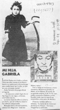 Mi hija Gabriela  [artículo].