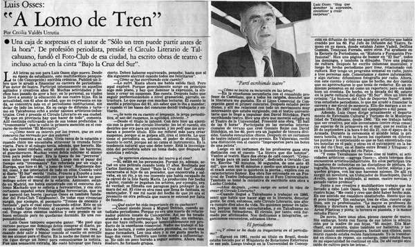 "A lomo de tren"