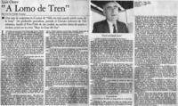 "A lomo de tren"