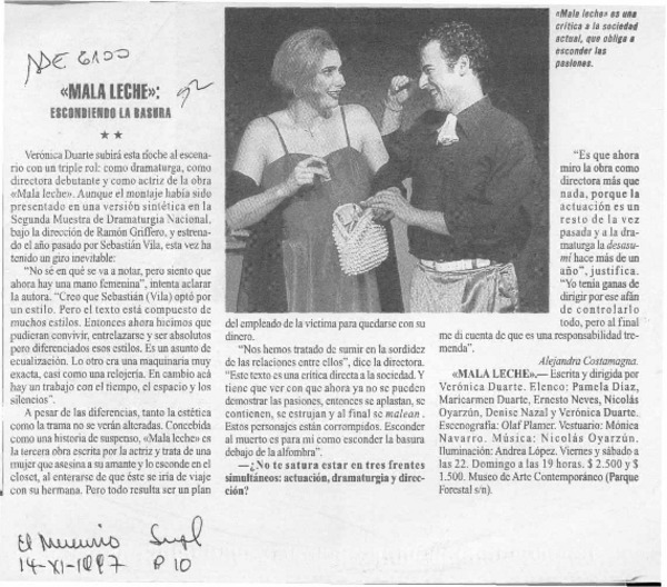 "Mala leche"  [artículo].