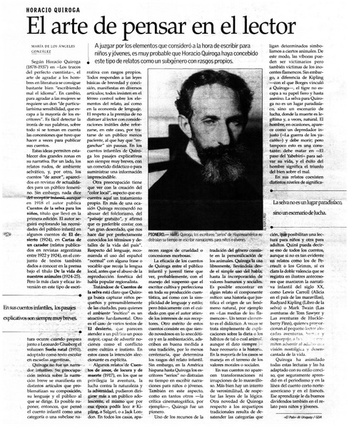El arte de pensar en el lector
