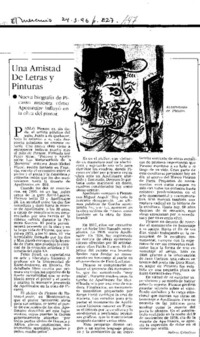 Una amistad de letras y pinturas