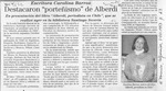 Destacaron "porteñismo" de Alberdi  [artículo].