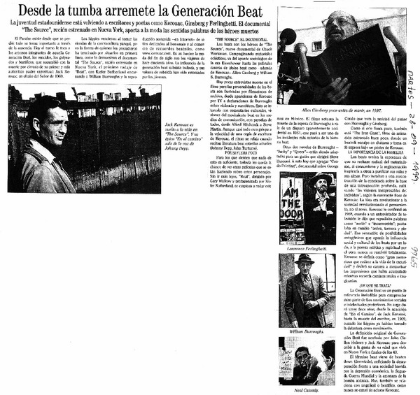 Desde la tumba arremete la Generación Beat.