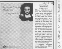 Catalina, la leyenda continúa  [artículo]
