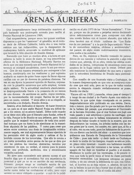 Arenas auríferas