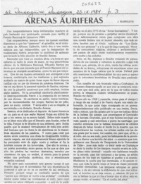 Arenas auríferas