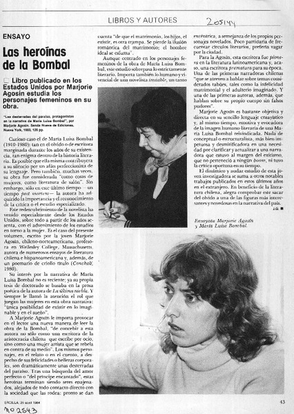 Las heroínas de la Bombal
