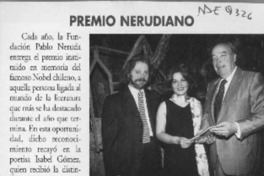Premio nerudiano  [arTículo].
