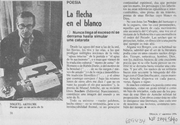 La Flecha en el blanco.