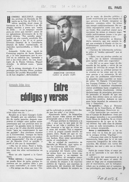 Entre códigos y versos