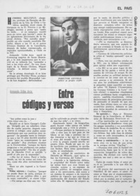 Entre códigos y versos