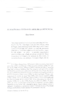 El sueño del celta o el arte de la denuncia  [artículo] Eloy Urroz.