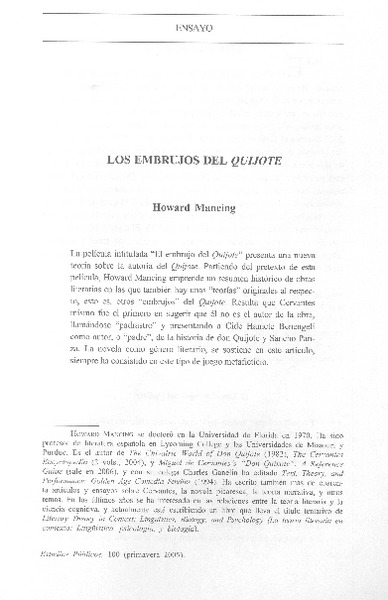 Los embrujos del Quijote