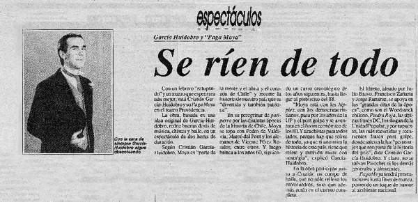 Se ríen de todo.