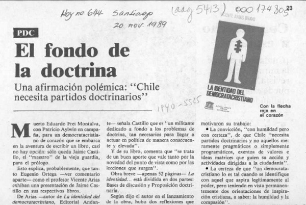 El Fondo de la doctrina  [artículo].
