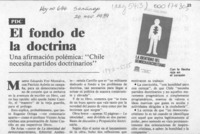 El Fondo de la doctrina  [artículo].