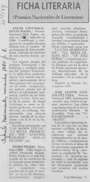 Ficha literaria
