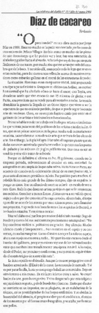Díaz de cacareo