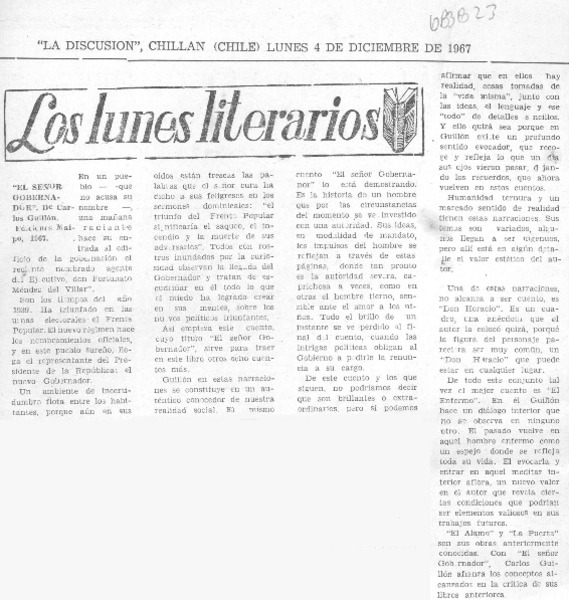 "El señor gobernador".