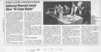 Editorial planeta lanzó libro "El caso Rojas"  [artículo].