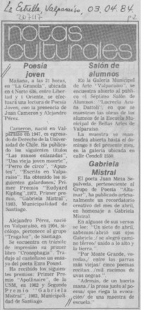 Poesía joven