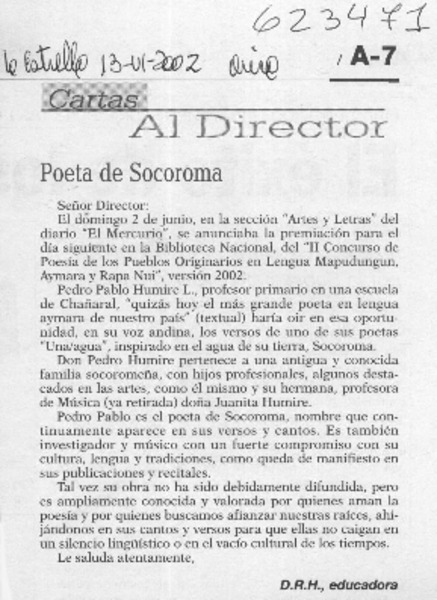 Poeta de Socoroma