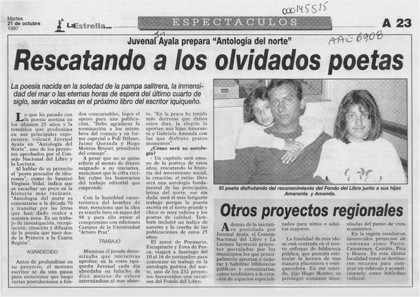 Rescatando a los olvidados poetas