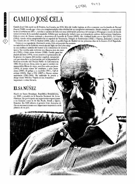 Camilo José Cela  [artículo].