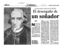 El Desengaño de un soñador  [artículo].