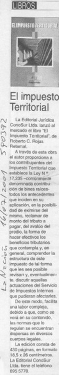 El impuesto territorial  [artículo]